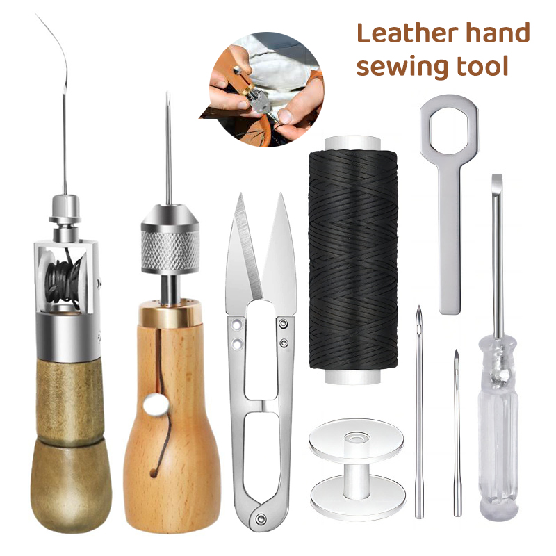 Leatherwork Thread - 8 pièces/ensemble bricolage fil à coudre