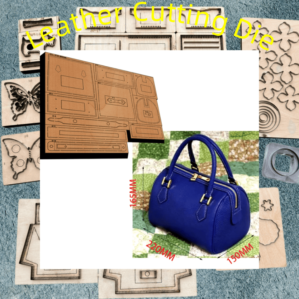 Leatherwork Flowers - Matrice de découpe en bois pour