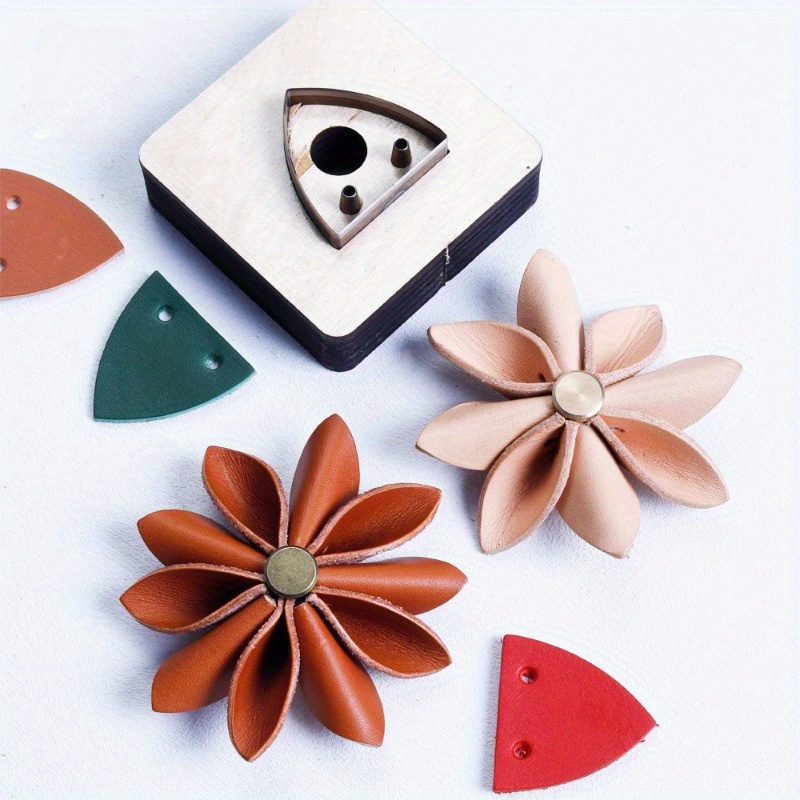 Leatherwork Flowers - Matrice de découpe en cuir en