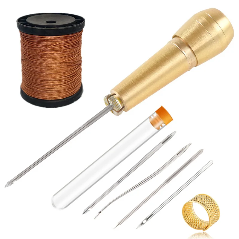 Kit de couture en cuir avec po - Leatherwork Thread avis et prix