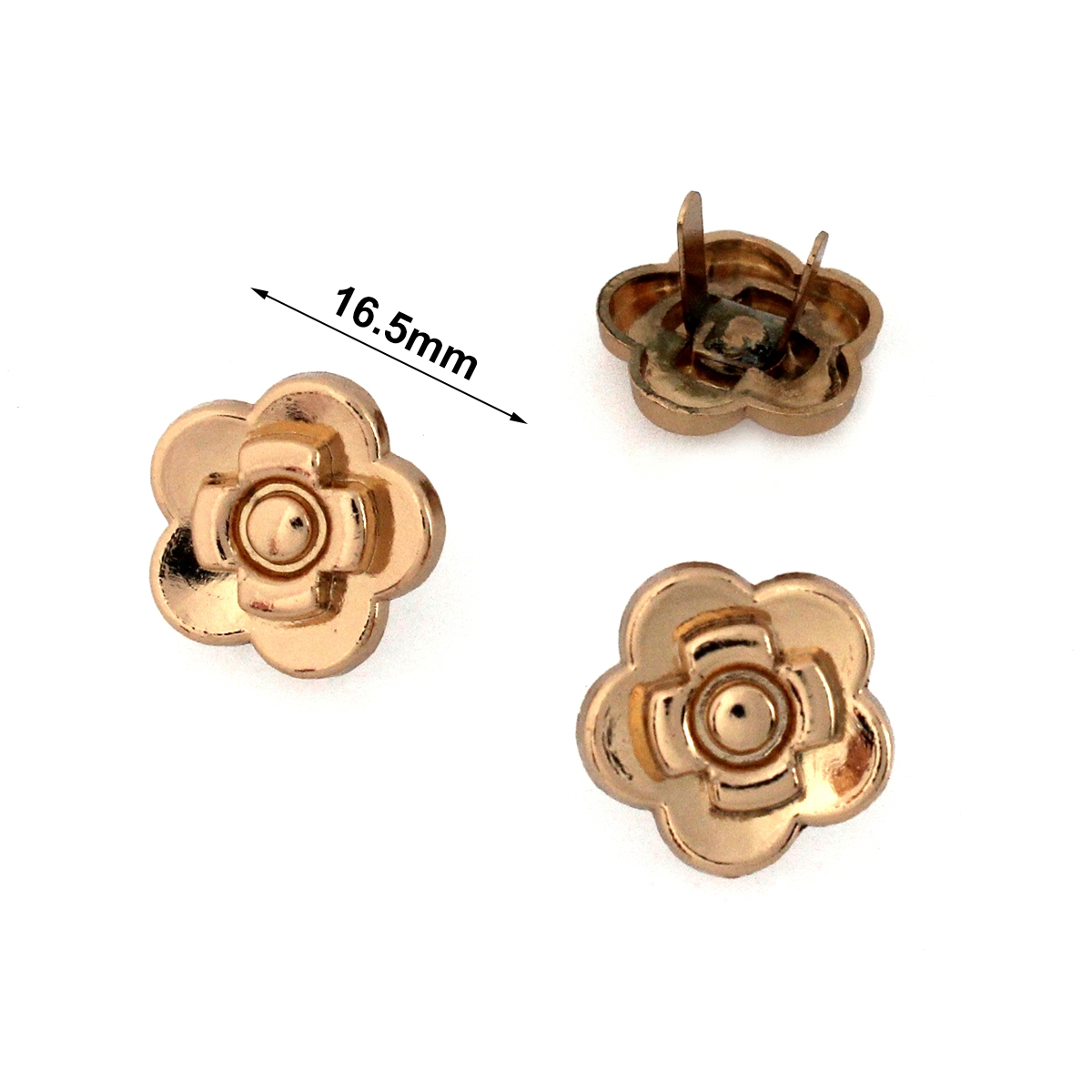 Boucle en métal en forme de fl - Leatherwork Flowers avis et prix