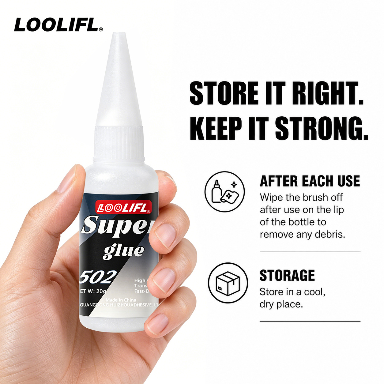Loolifl-502-20Ml Adhésif cyano - Leatherwork Diy avis et prix