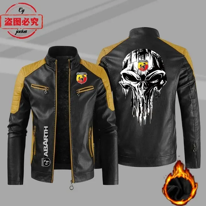 Veste en cuir ABARTH avec logo - Leather Work For Car avis et prix