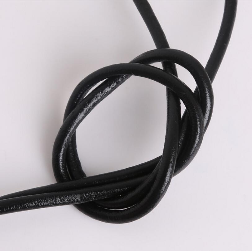 Cordons en cuir véritable noir - Leatherwork Thread avis et prix