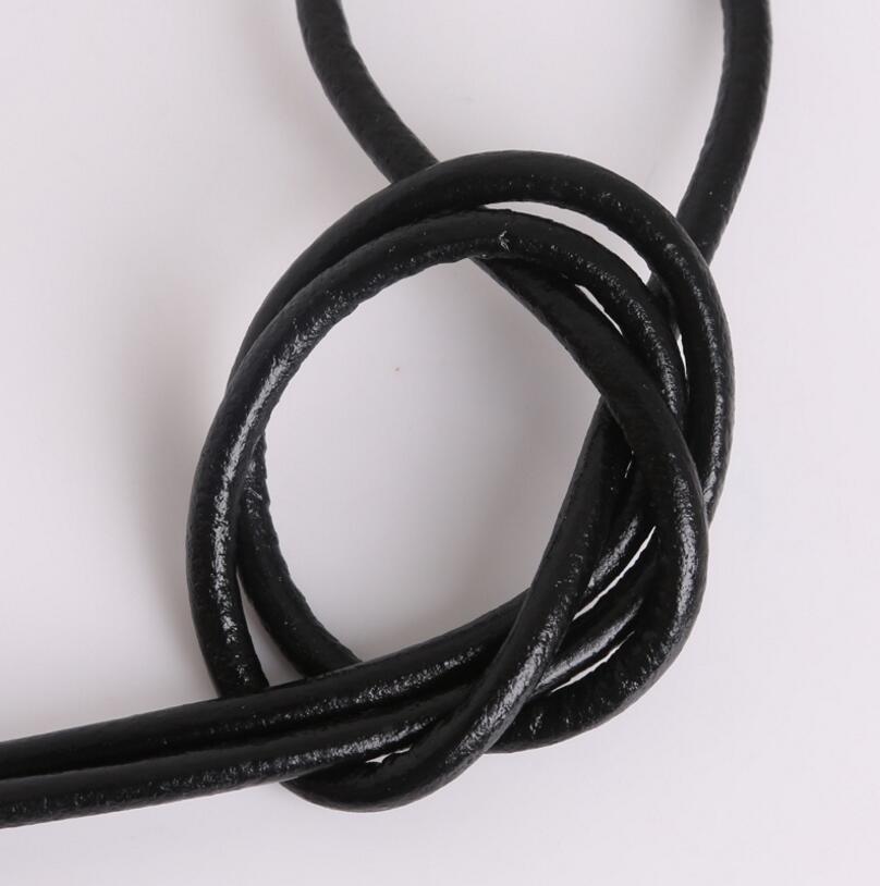 Cordons en cuir véritable noir - Leatherwork Thread avis et prix