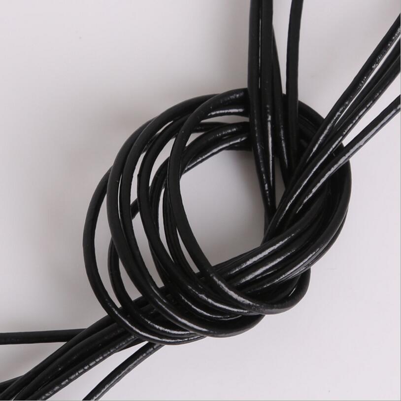 Cordons en cuir véritable noir - Leatherwork Thread avis et prix
